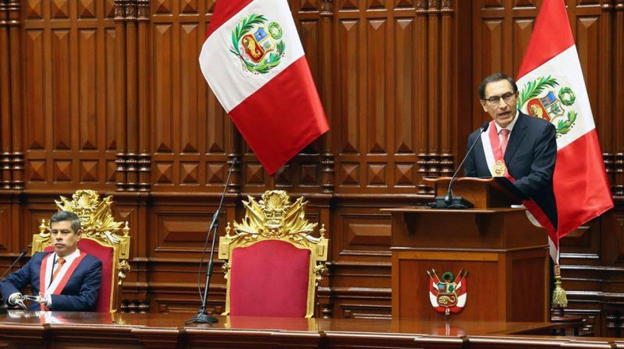 Martín Vizcarra, presidente de Perú.