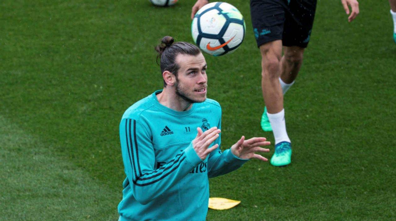 Gareth Bale, durante un entrenamiento. 