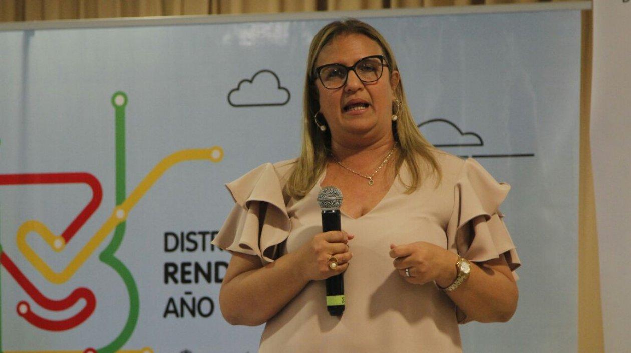 Bibiana Rincón, secretaria de Educación.