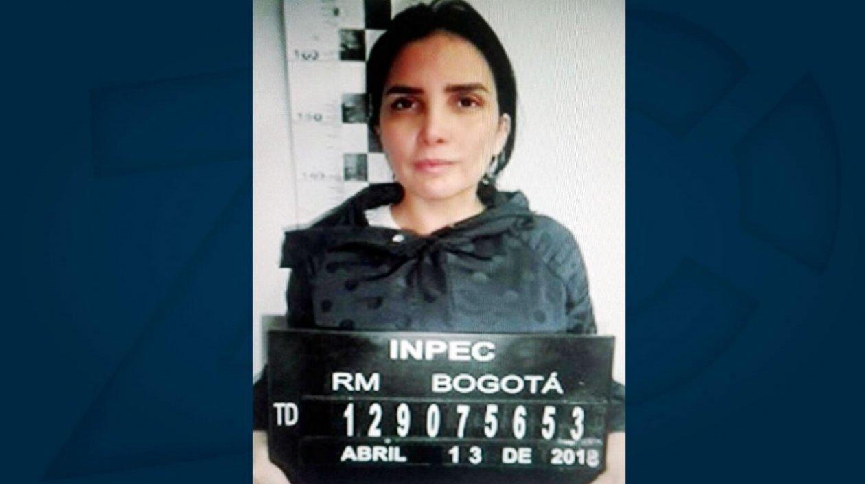 Aida Merlano en la cárcel de el Buen Pastor de Bogotá.