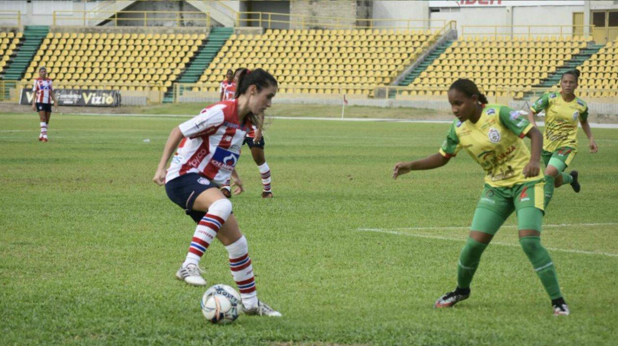 La escuadra de Las Tiburonas de Junior regresó a la acción la tarde de este miércoles venciendo al Real Cartagena por 3-1