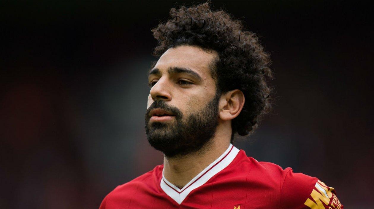 Mo Salah, delantero del Liverpool. 