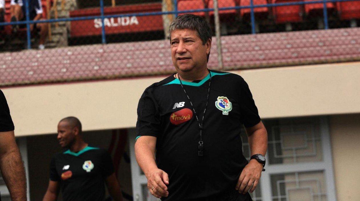 Hernán 'Bolillo' Gómez, técnico colombiano de Panamá. 