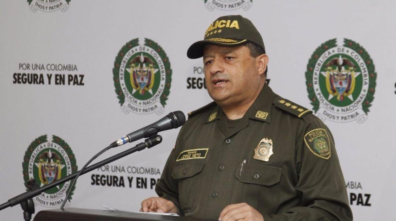 El Director General de la Policía, general Jorge Hernando Nieto.