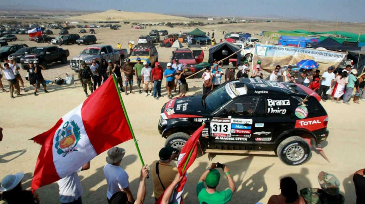 Rally Dakar en su paso por Perú. 