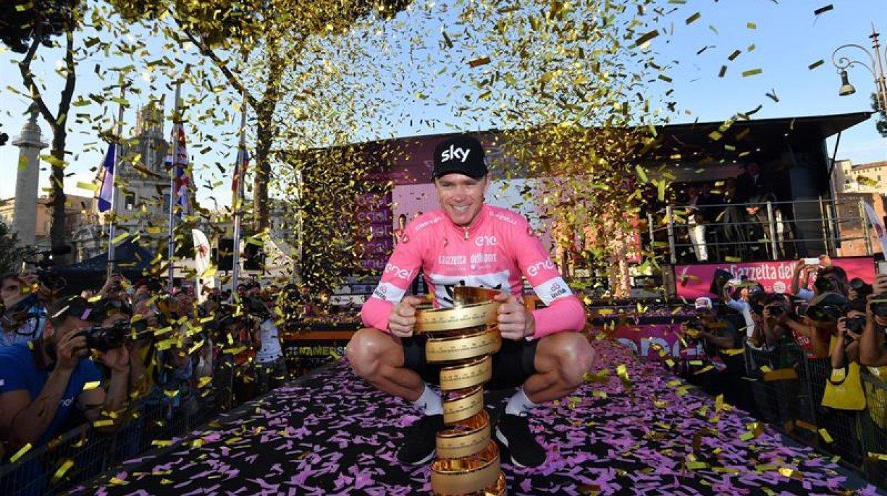 Chris Froome consigue su primer Giro de Italia.
