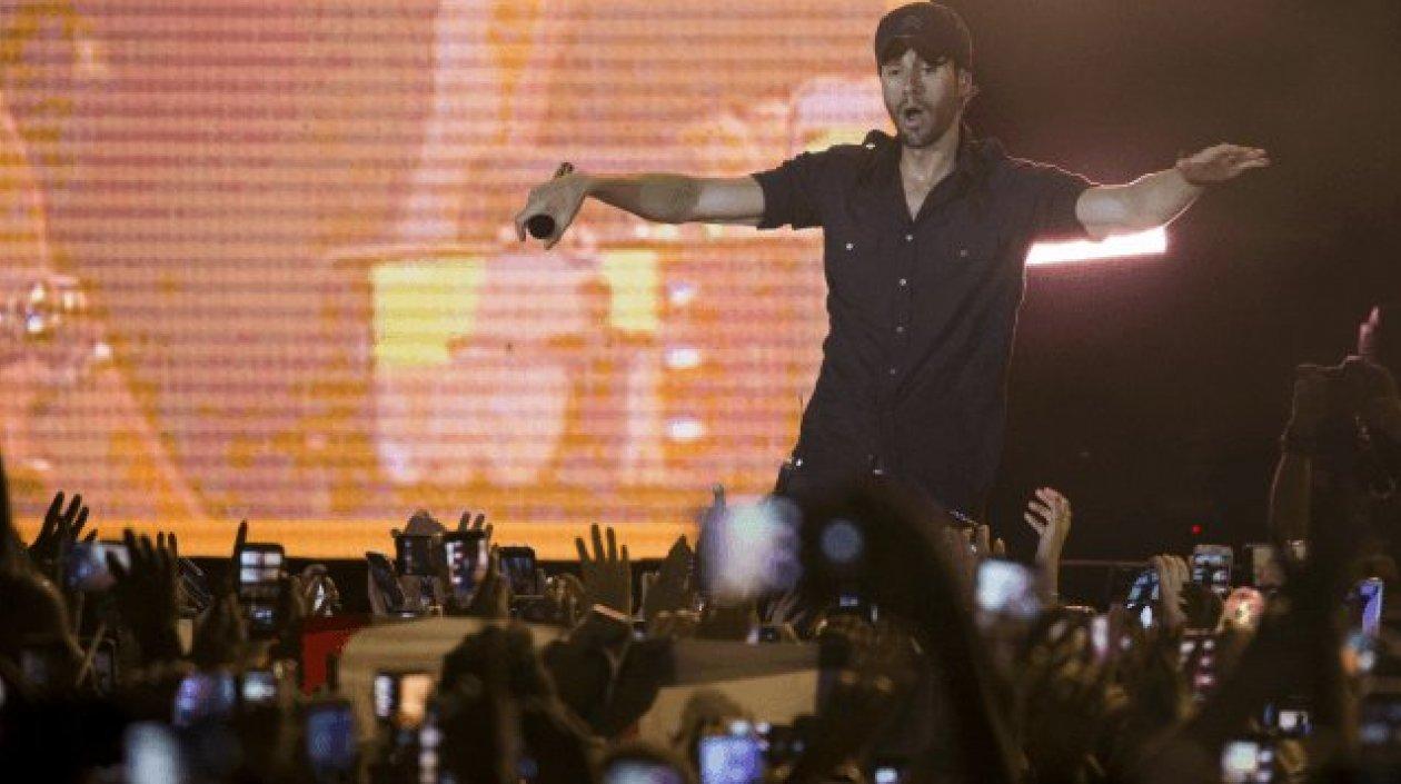 El cantante Enrique Iglesias.