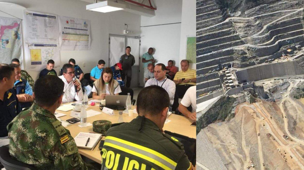  Las autoridades colombianas evacuaron ayer por seguridad.
