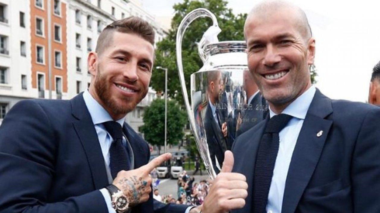 Sergio Ramos y Zidane.