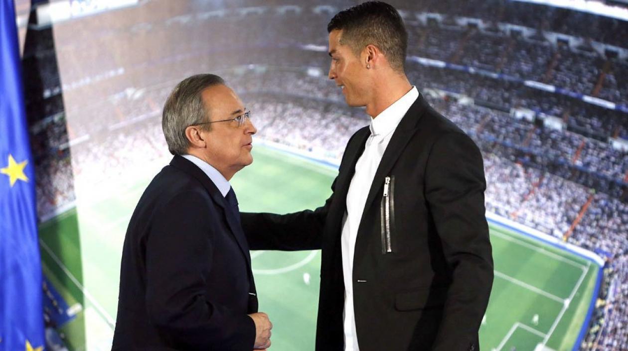 Florentino Pérez y Cristiano Ronaldo.