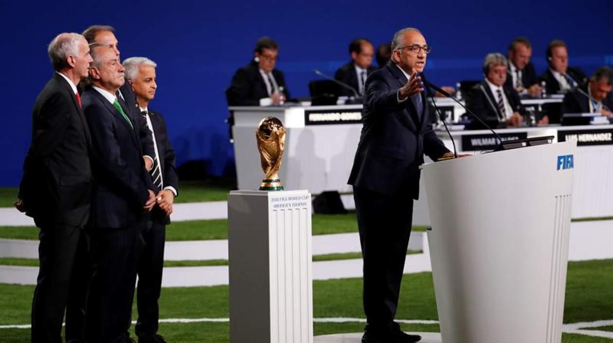 Ceremonia de la FIFA en la escogencia de sede del Mundial 2026
