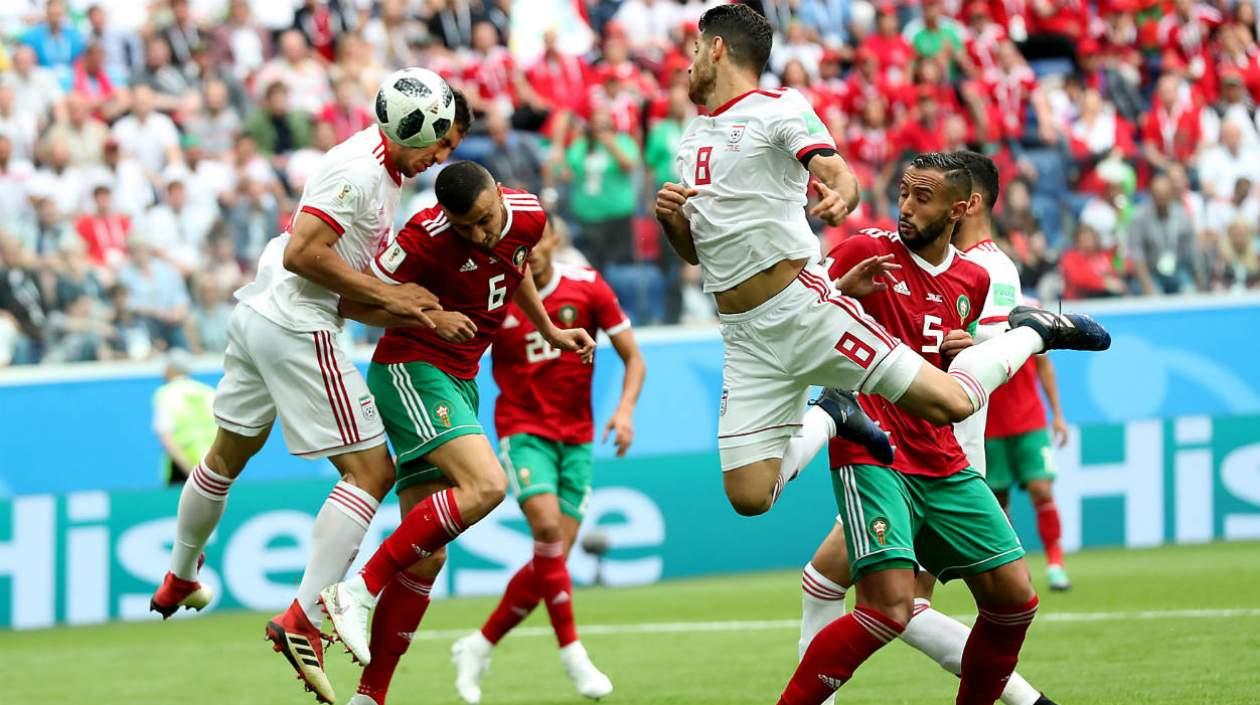 Irán y Marruecos protagonizaron un partido bastante flojo. 
