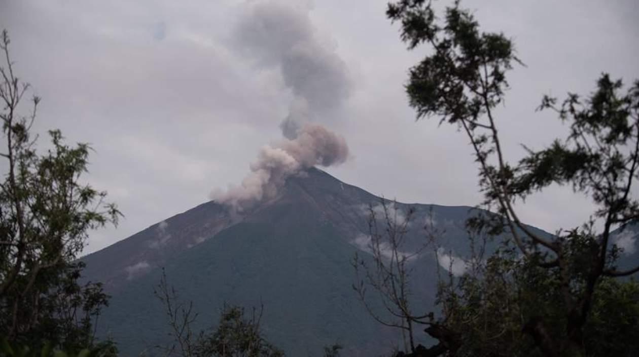 Volcán de Fuego de Guatemala.