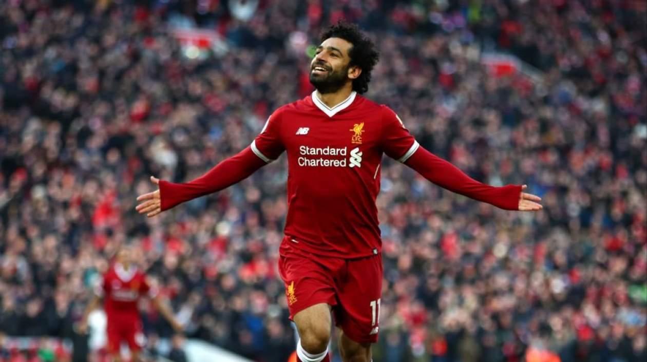 El delantero egipcio del Liverpool, Mohamed Salah.