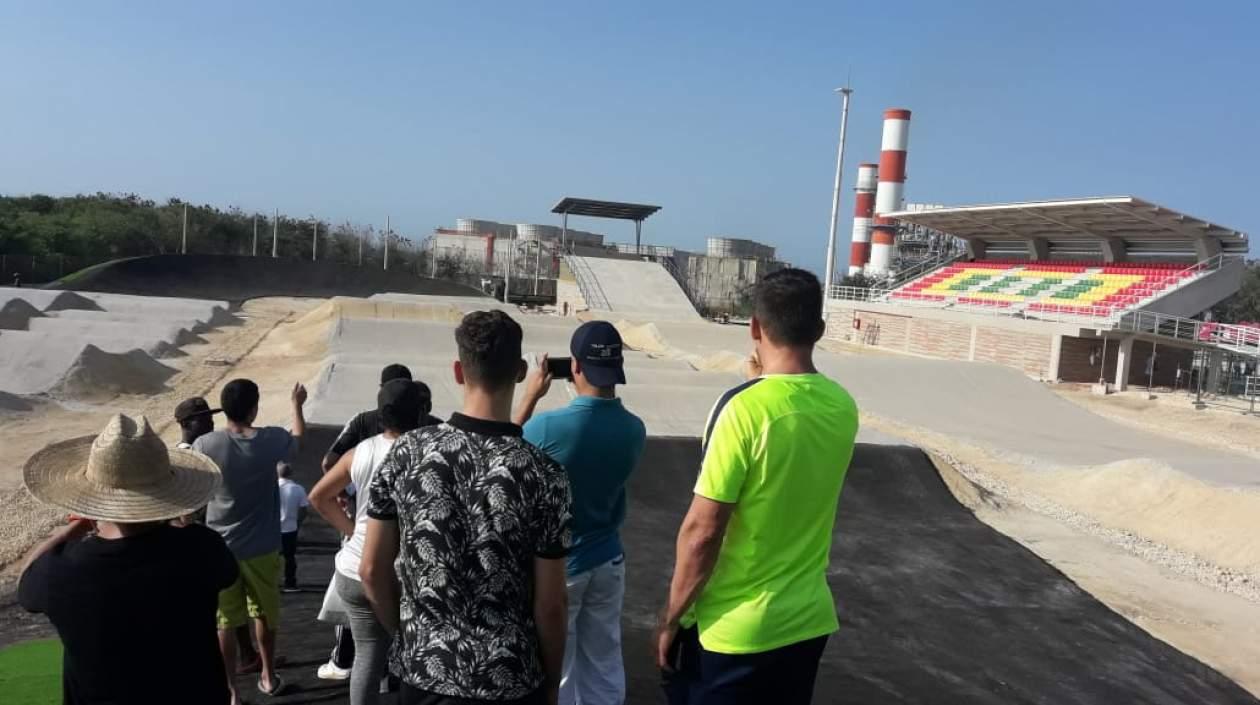 Nueva pista de BMX de Barranquilla.