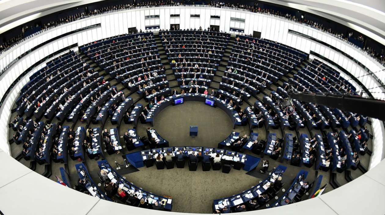 Vista del Parlamento Europeo, en Estrasburgo, Francia.