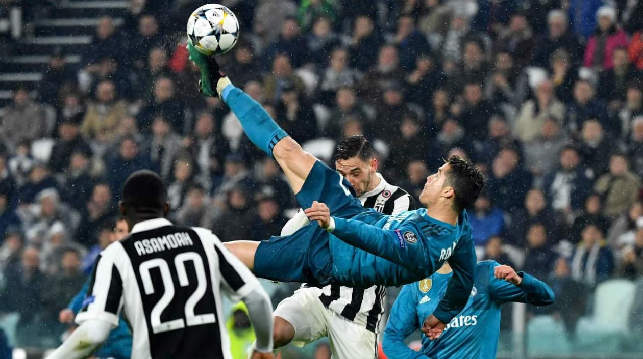 Gol de chilena de Cristiano Ronaldo a la Juventus. 