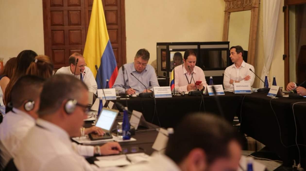 Reunión de delegados en Cartagena.