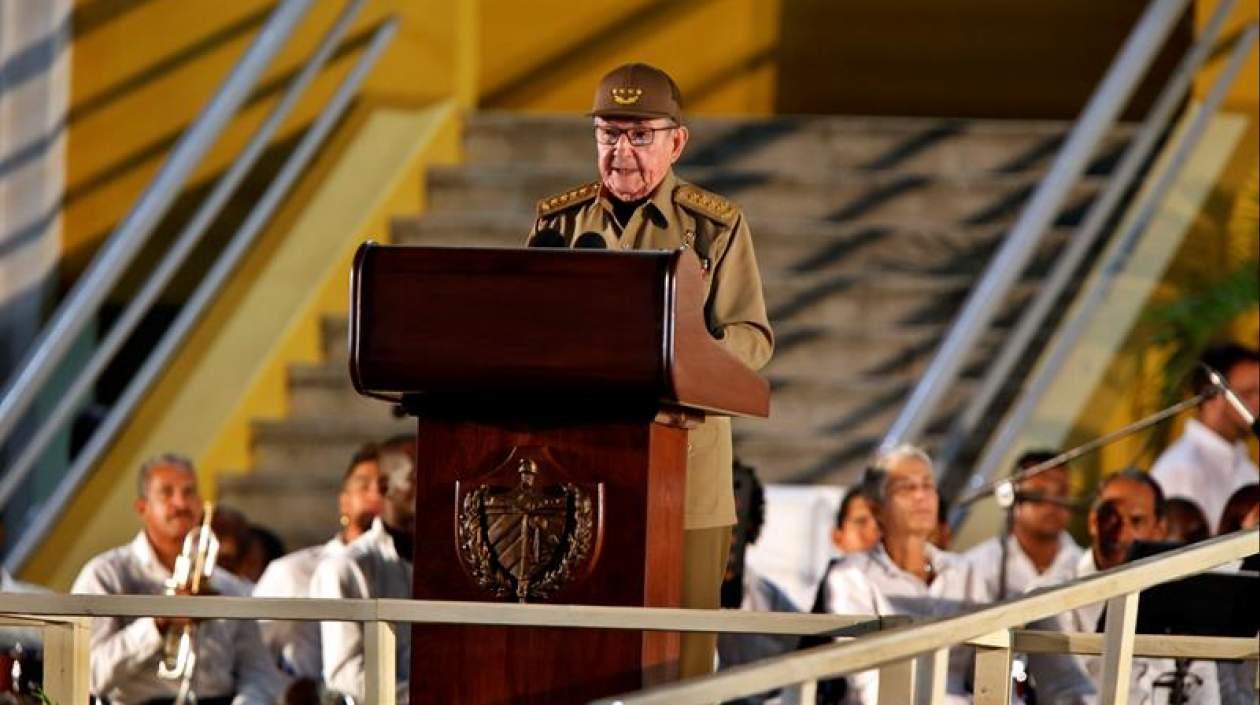 El expresidente y líder del gobernante Partido Comunista de Cuba (PCC, único), Raúl Castro.