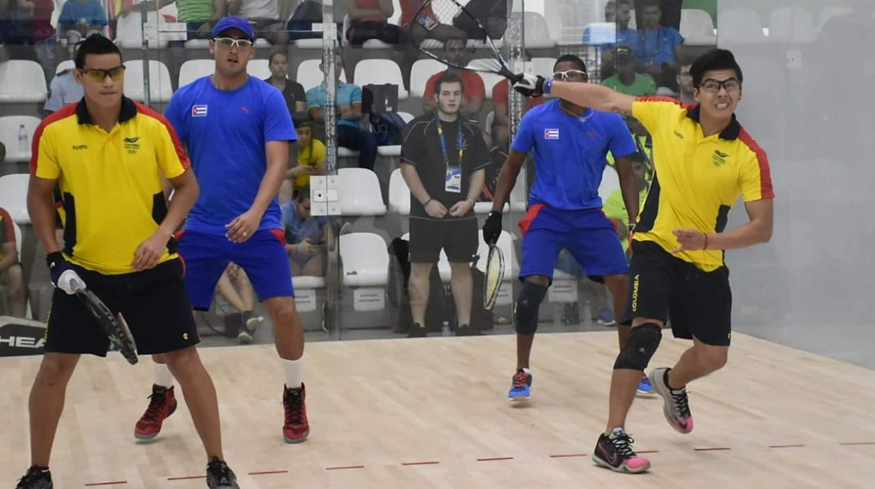 La selección Colombia de raquetbol - La selección Cuba de raquetbol