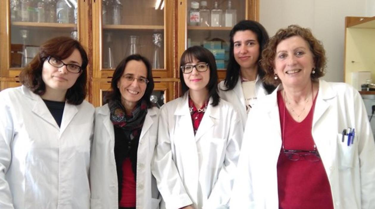Desde la izquierda: Verónica Hurtado-Carneiro, Carmen Sanz, Pilar Dongil, Ana Pérez-García y Elvira Álvarez.