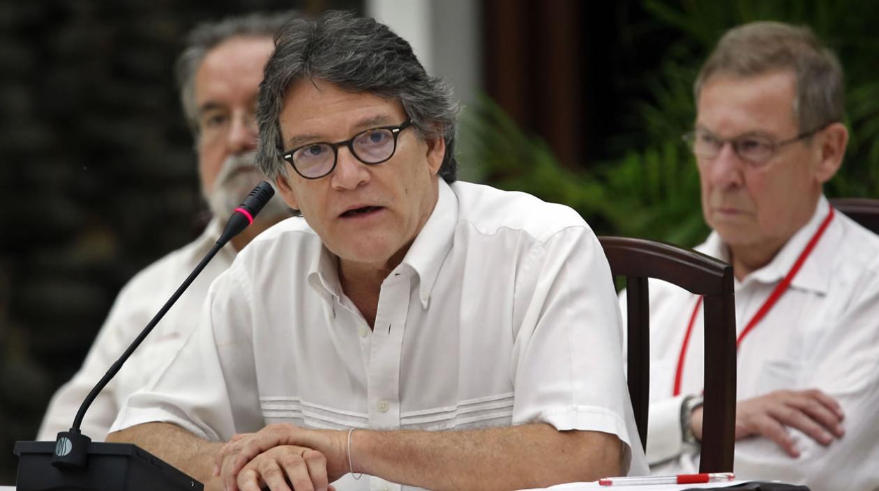 El jefe negociador del Gobierno colombiano frente al ELN, Gustavo Bell