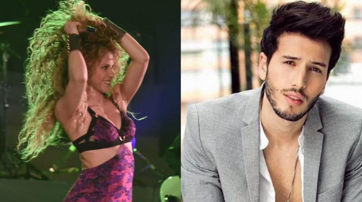 La cantante Shakira y Sebastián Yatra.