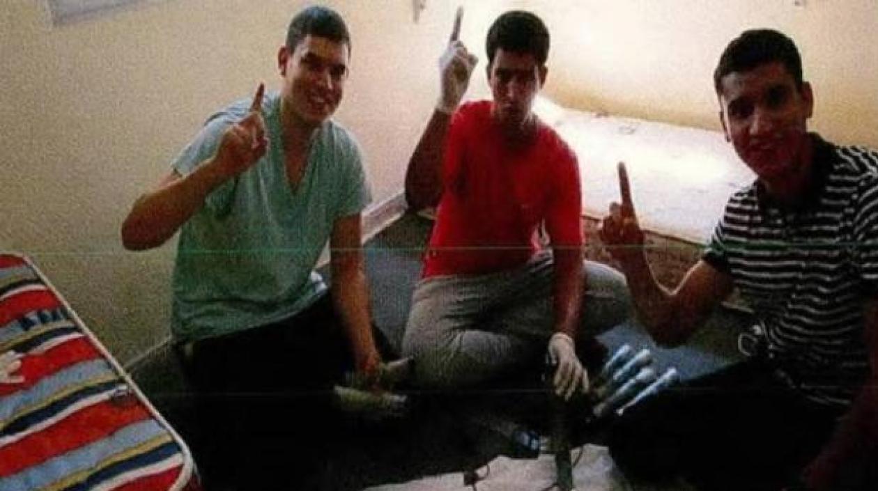 Youssef Aalla, Younes Abouyaaqoub y Mohamed Hichamy, los terroristas. 