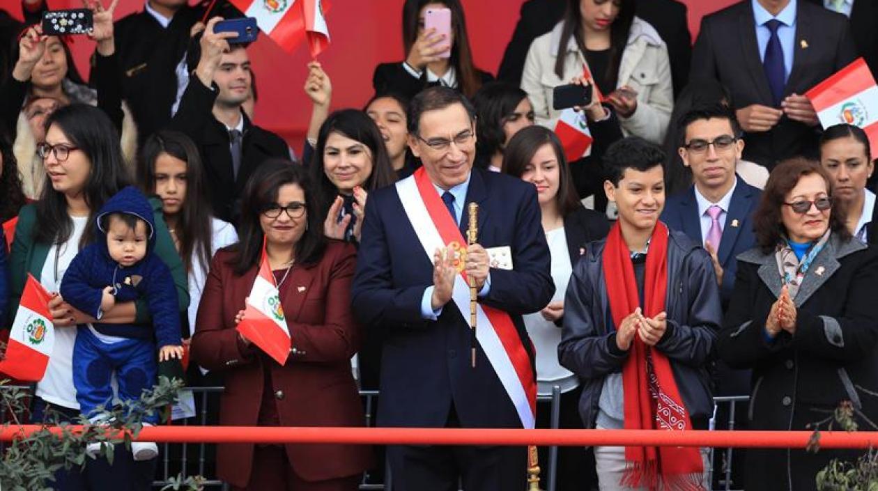 El presidente de Perú, Martín Vizcarra. 