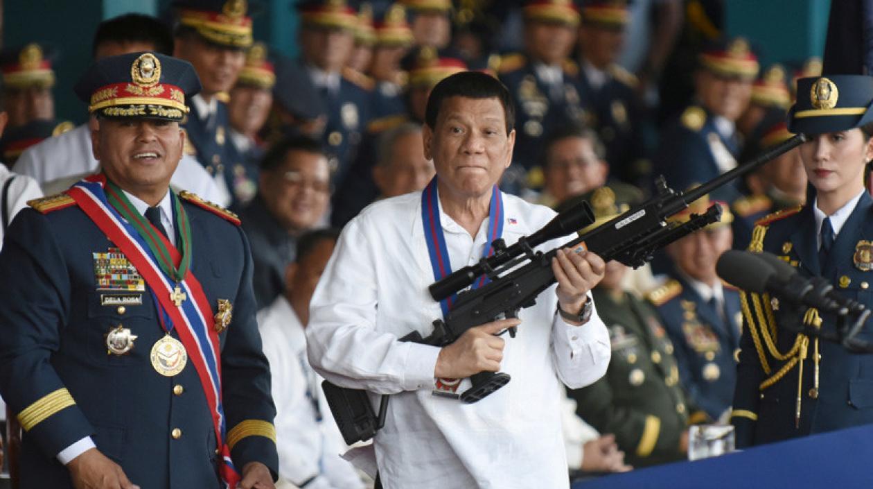 El mandatario filipino, Rodrigo Duterte. 
