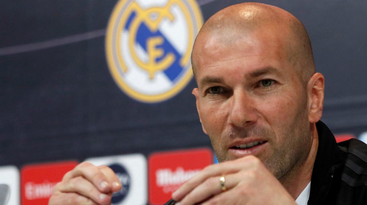 Zinedine Zidane, técnico francés. 