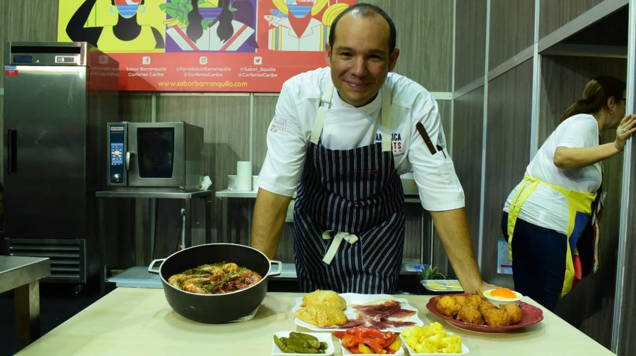 El chef barranquillero Claudio Foshi.