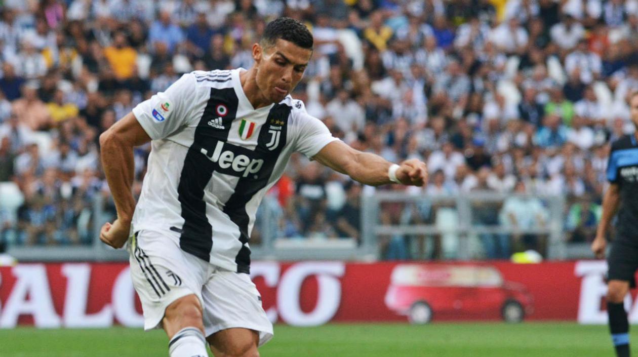 Cristiano Ronaldo, atacante portugués de la Juventus. 