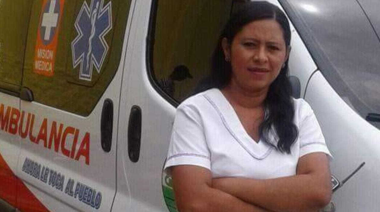 Claudia Machacón Polo, enfermera fallecida.