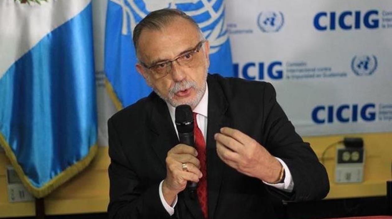 Iván Velásquez, jefe de la Comisión Internacional Contra la Impunidad en Guatemala (Cicig).