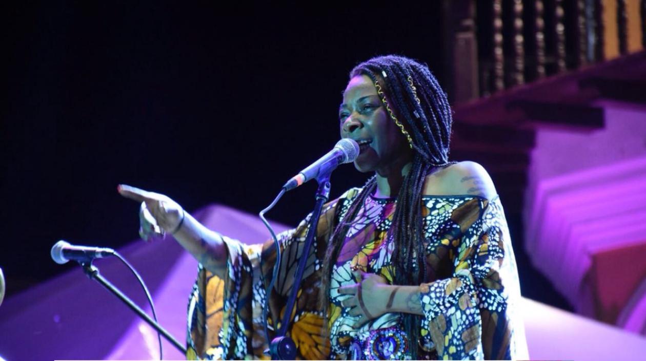 Concha Buika en el cierre del Festival de Jazz de Mompox.