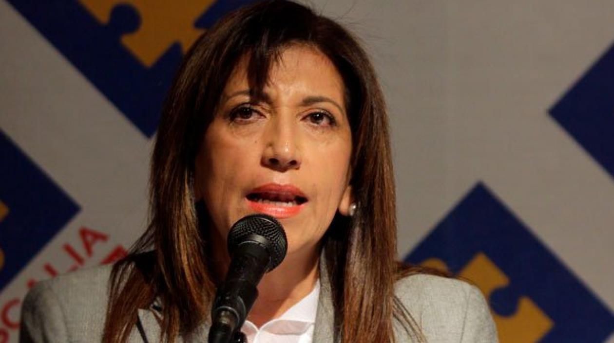 La directora administrativa de la Secretaría Ejecutiva de la JEP, Martha Lucía Zamora.