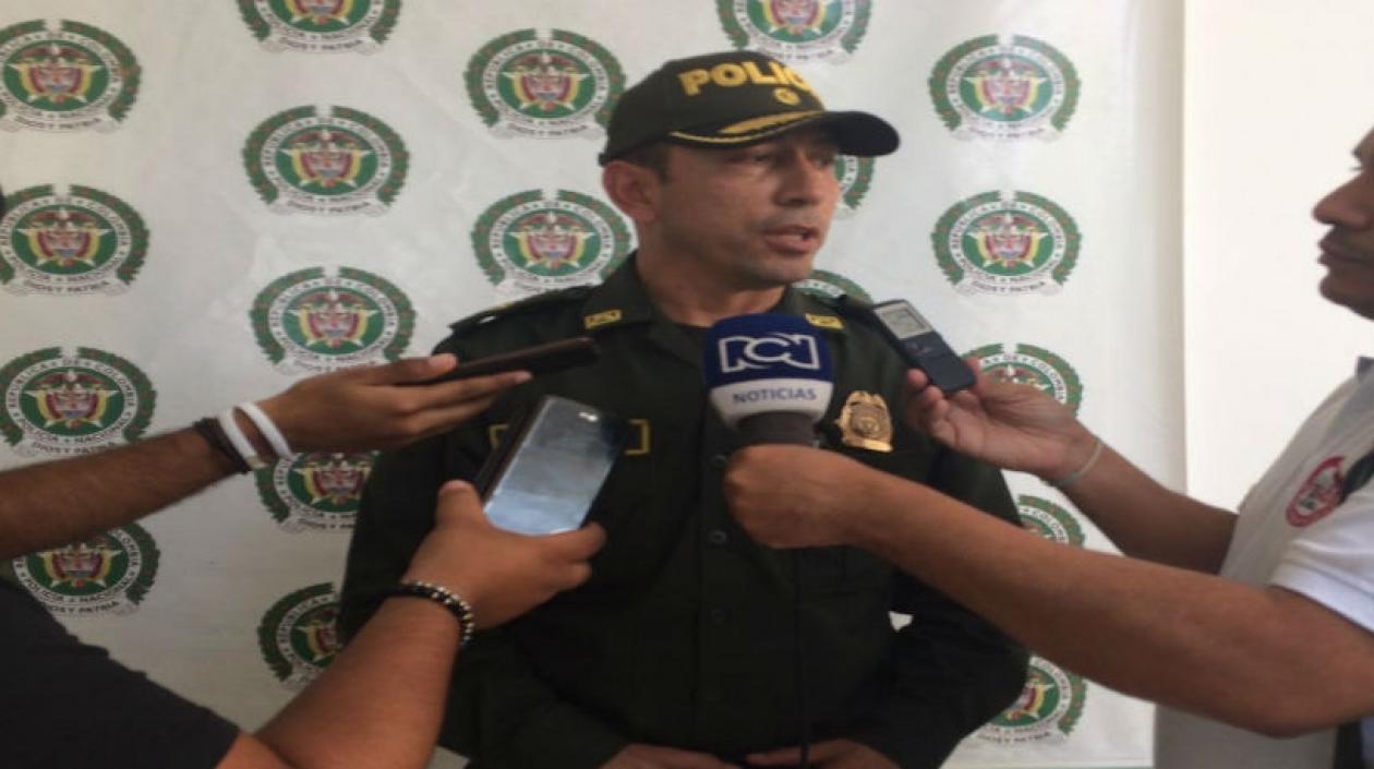 Coronel Gustavo Berdugo Garavito, Comandante de la Policía Metropolitana de Santa Marta.