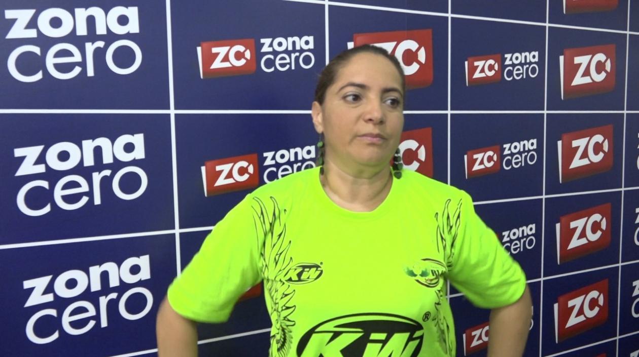 Diana Zapata, directora del torneo. 