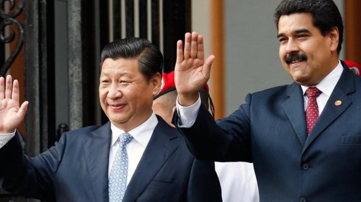 El líder chino Xi Jinping y el presidente de Venezuela, Nicolás Maduro.