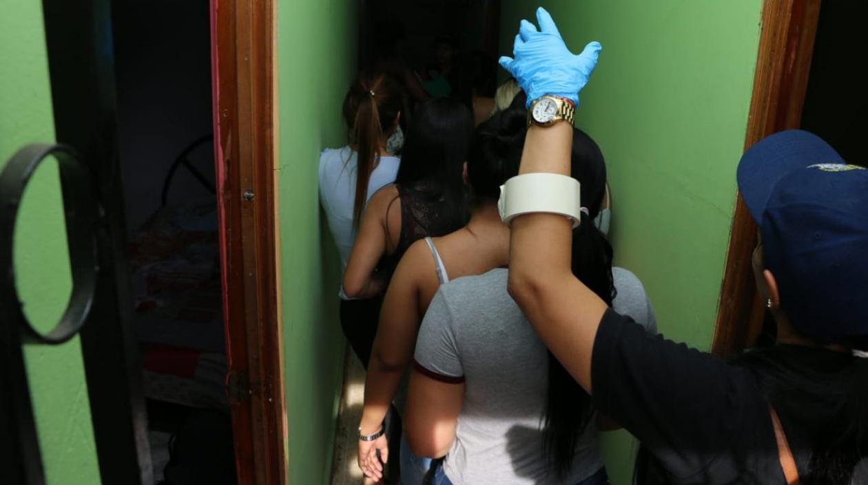 Seis mujeres colombianas y tres venezolanas fueron "rescatadas" 