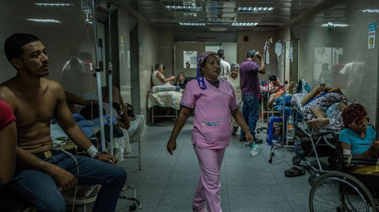 En los hospitales públicos venezolanos se agotan la mayoría de las medicinas y el material médico necesario.