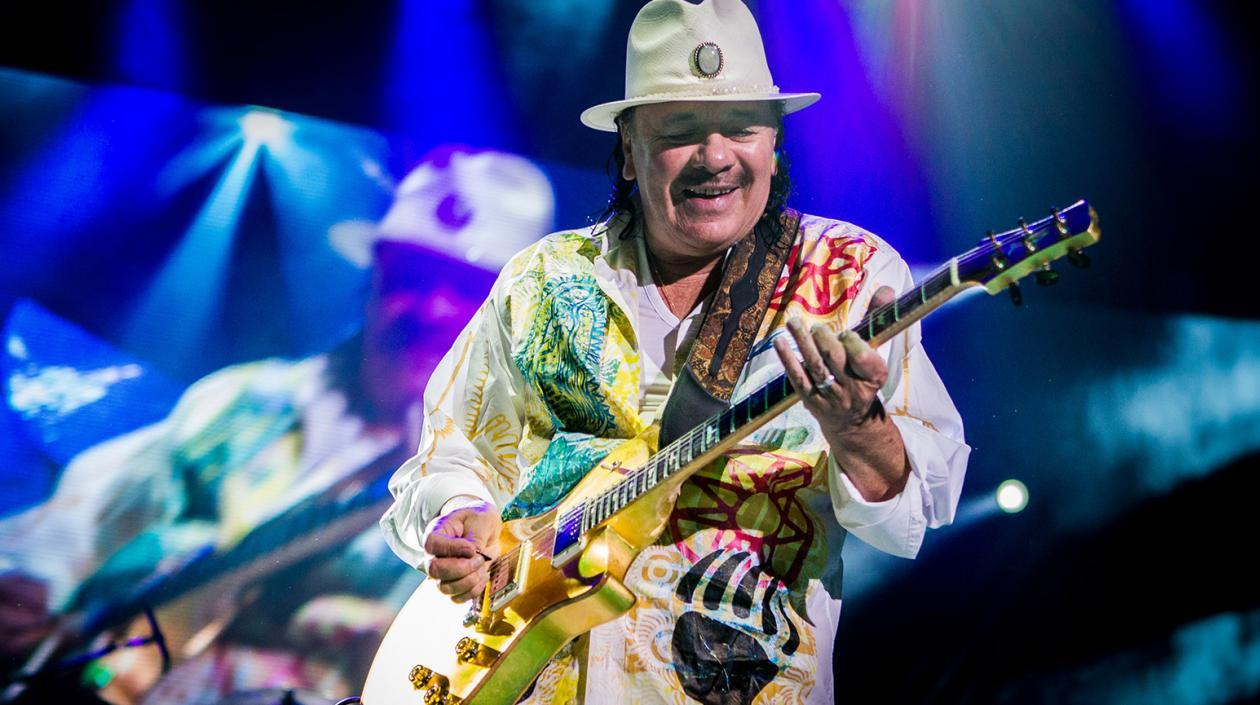 El músico Carlos Santana.