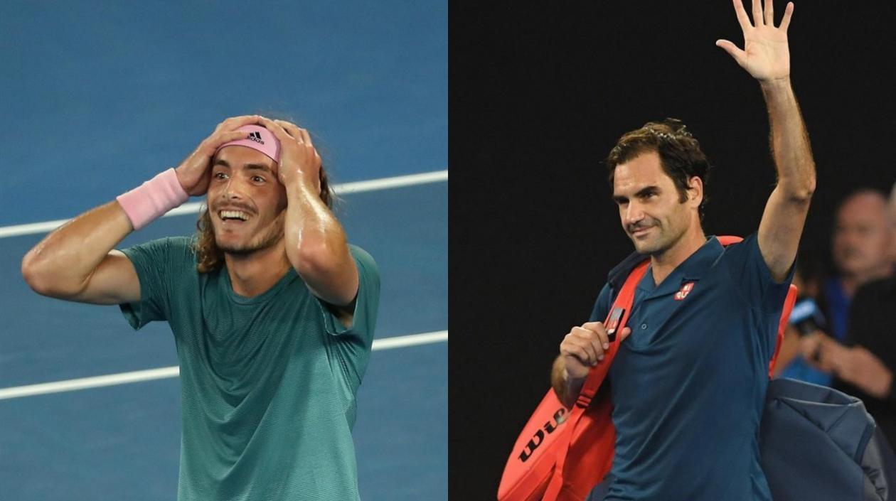  Roger Federer (3) cayó eliminado en octavos de fin ante Stefanos Tsitsipas.