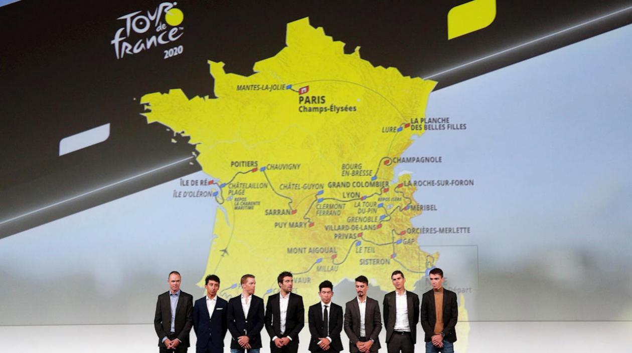 Algunos de los grandes candidatos al Tour de Francia 2020.e