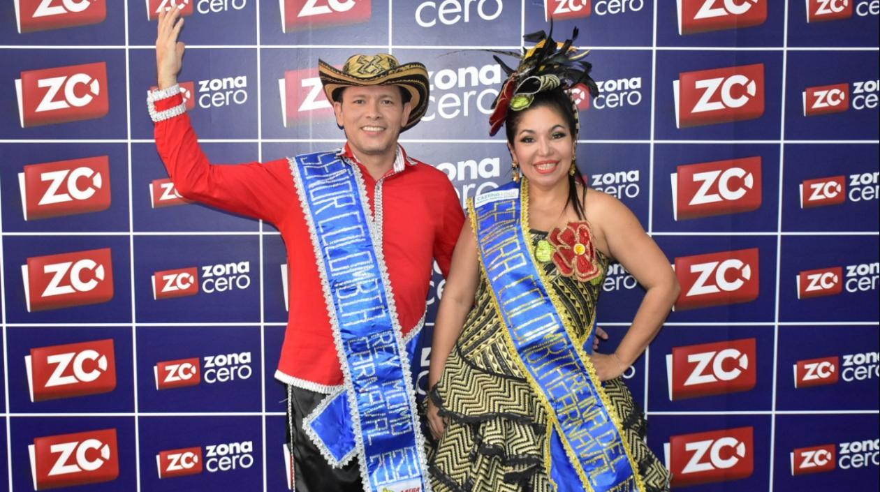 Alex Henao y Mayte Palacio, Señores Colombia Reyes del Carnaval 2020.