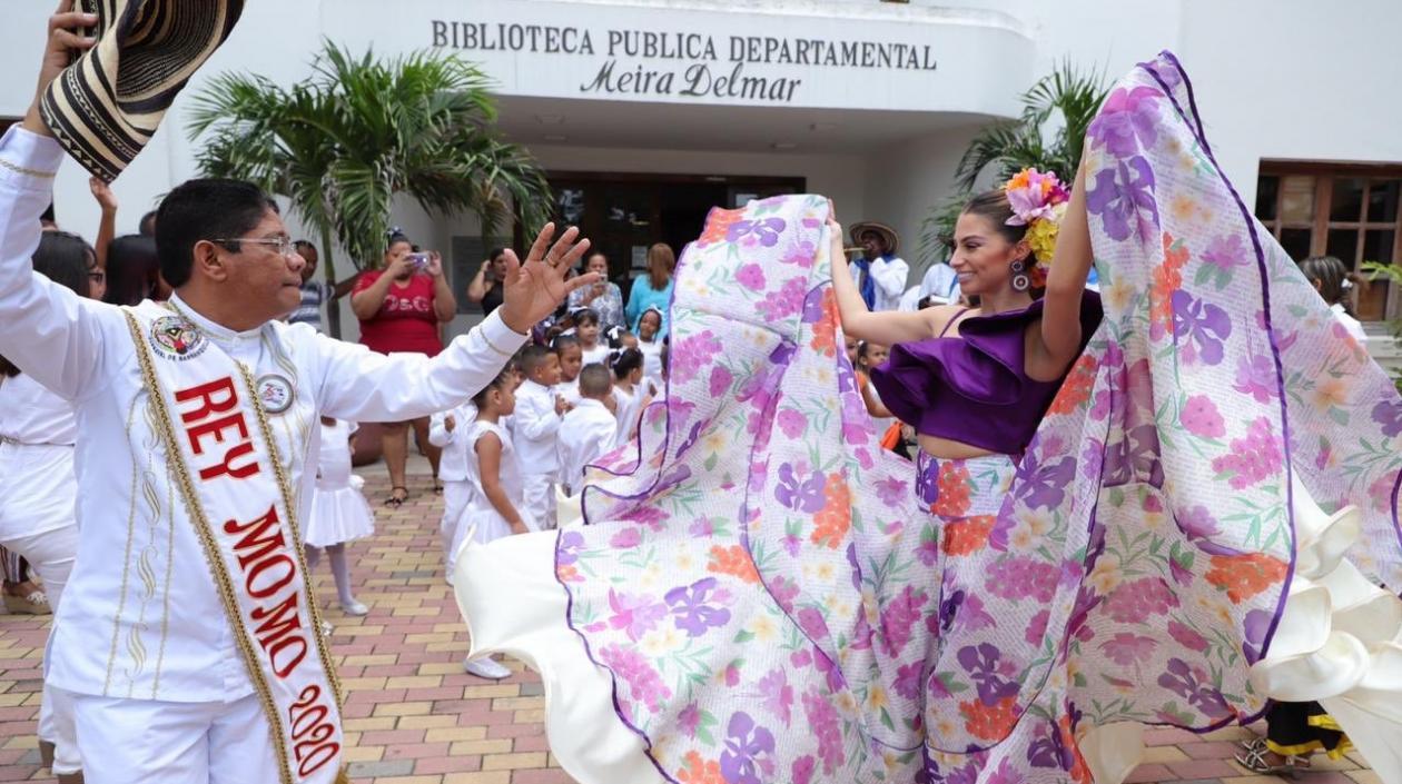 Isabella Chams y Alcides Romero, Reyes del Carnaval de Barranquilla 2020.