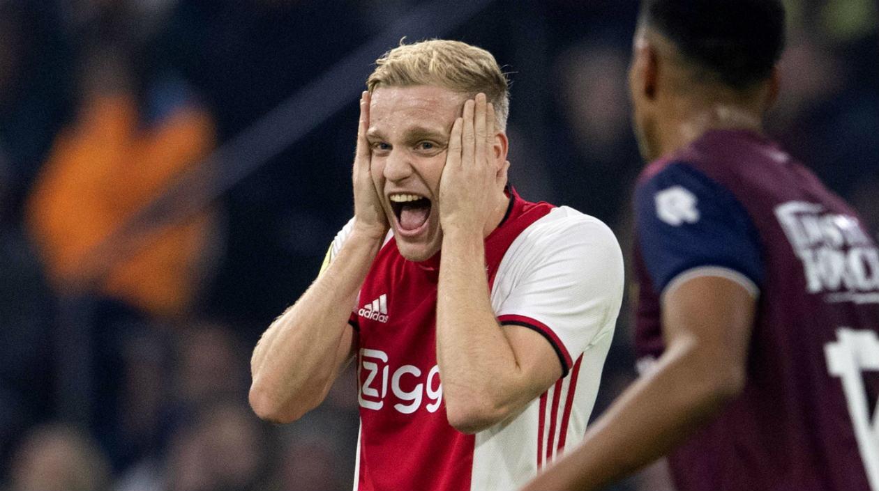 Donny van de Beek, jugador del Ajax. 