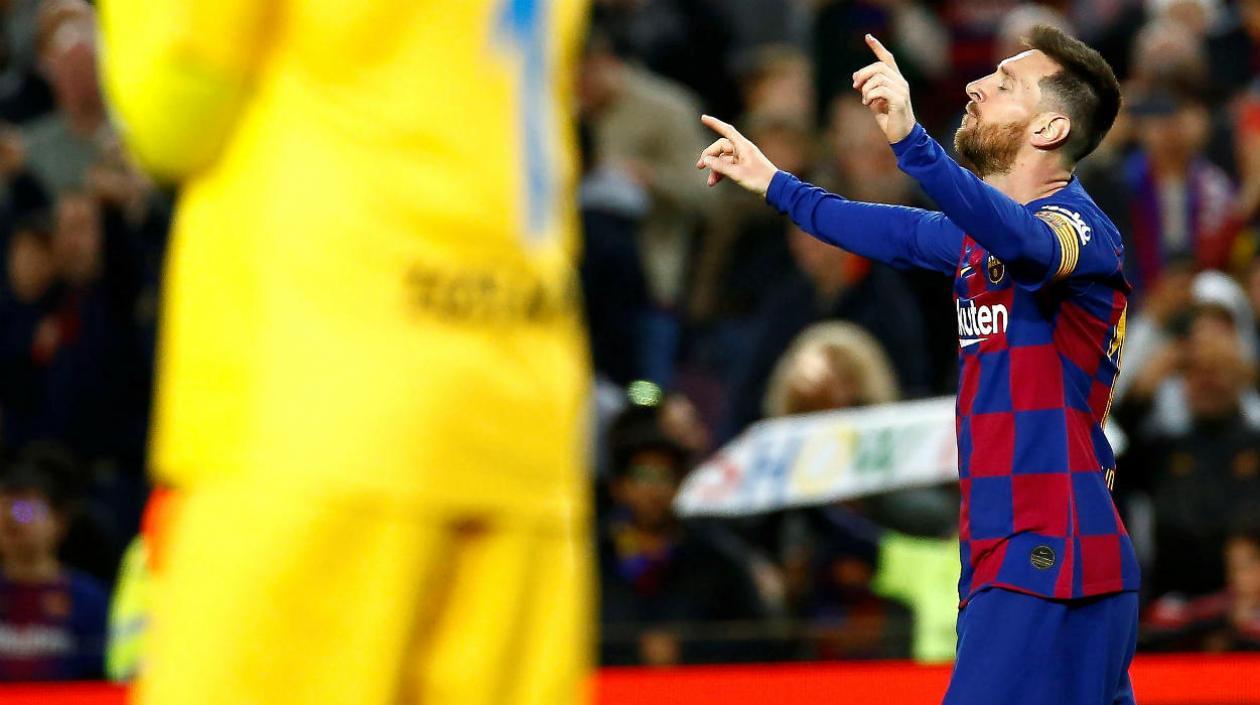 Lionel Messi, jugador argentino. 
