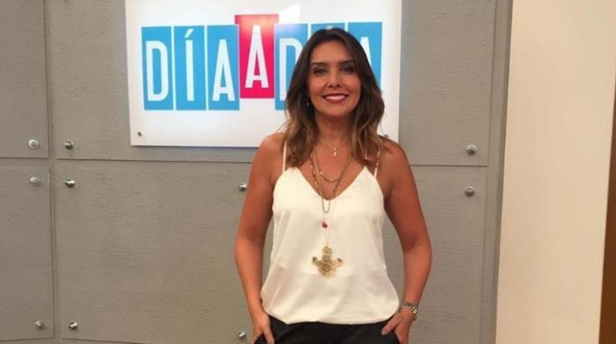 La presentadora Mónica Rodríguez.